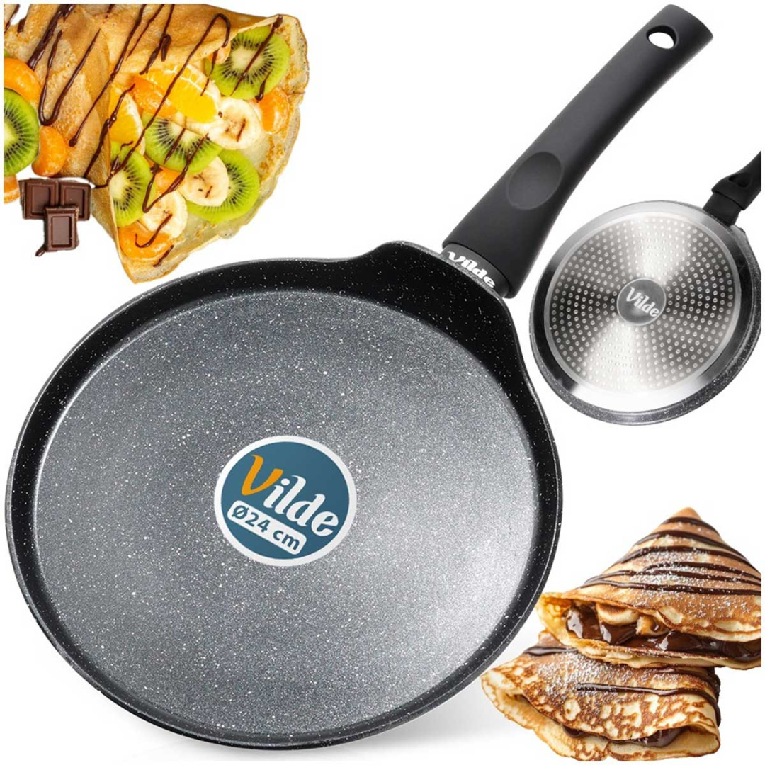 PATELNIA GRANITOWA DO NALEŚNIKÓW PLACUSZKÓW 24cm 199077